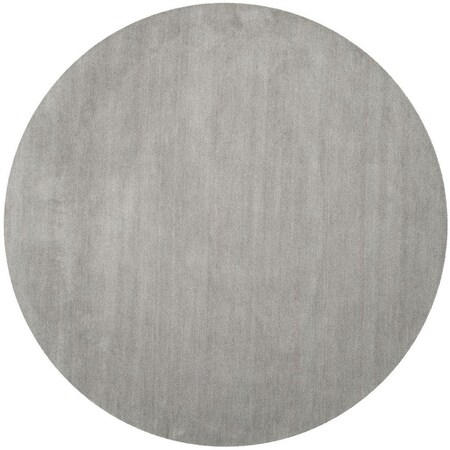 Safavieh 6 x 6 ft. Abstract 100 Percent Wool Round RugGrey & Black 0.35 in. ABT967F-6R